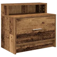VidaXL Nachttisch mit Schublade Altholz-Optik 51x31x47 cm