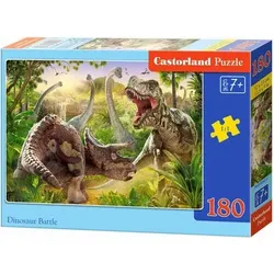 CASTORLAND B-018413 Dinosaur Battle, Puzzle 180 Teile