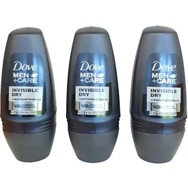 Dove Men Invisible Dry Roll-On 3 x 50 ml