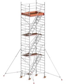 Hymer Treppen-Fahrgerüst 1,90x1,50m, Reichhöhe 8,4 m