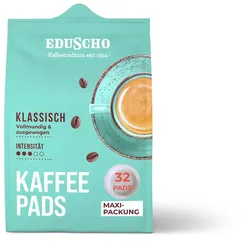 Eduscho Kaffeepads Klassisch - 32 Pads - Intensität: 3/5