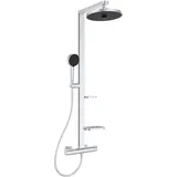 Ideal Standard Alu+ Duschsystem mit Thermostat Silber BD583SI