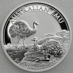 Silbermünze 1oz Emu 2020 (Australien)