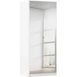 OTTO home Drehtürenschrank OTELI 91 x 229 x 54 cm Weiß