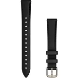Leder Schwarz/Cremegold