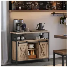 VASAGLE Sideboard, LSC092B50 natur 100,0 x 33,0 x 80,0 cm