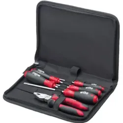 Wiha Werkzeug Set Mechaniker Schraubendreher, Kombizange 6-tlg. in Tasche