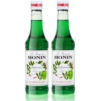 2x Monin Pfefferminz Sirup, 250 ml Flasche