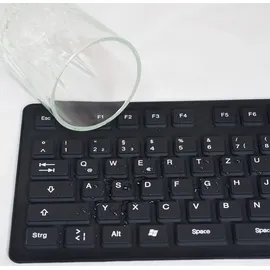 Logilink Flex Tastatur DE schwarz (ID0019A)