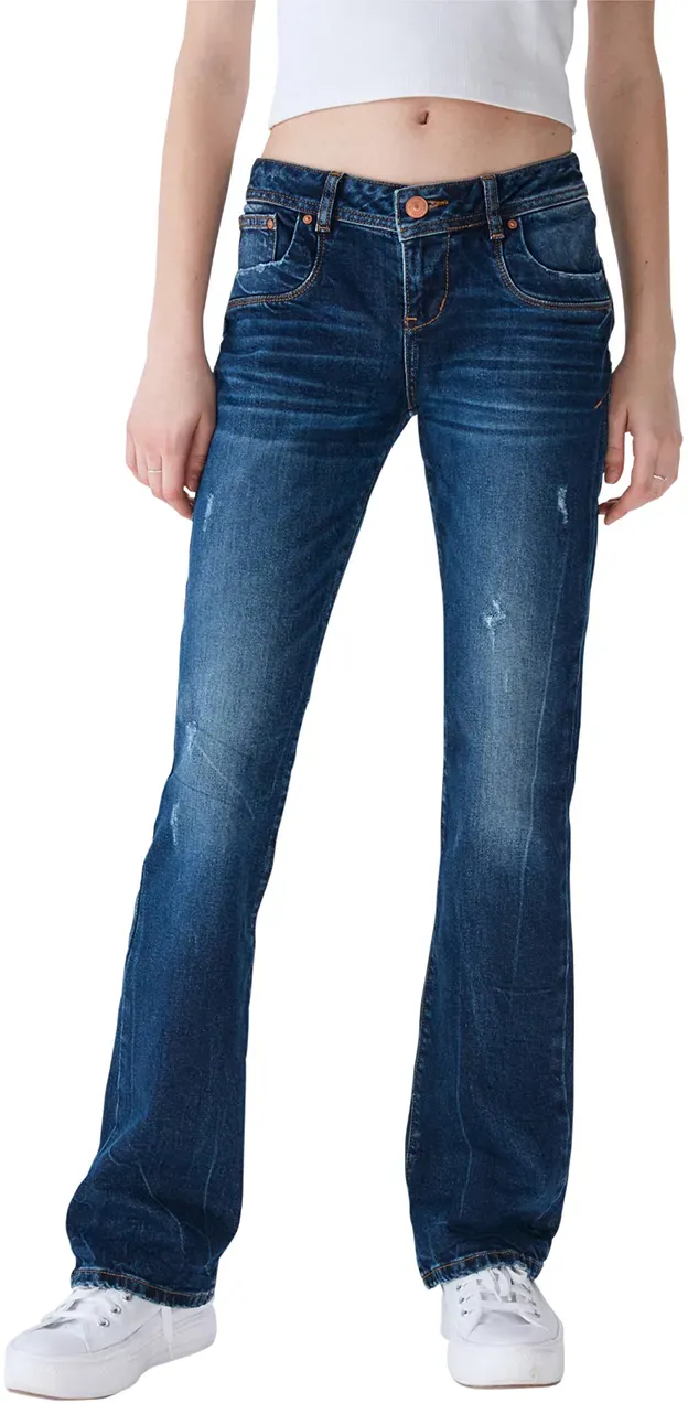 LTB Damen Jeans VALERIE Bootcut Bootcut Winona Wash 53925 Tiefer Bund Reißverschluss W 33 L 36
