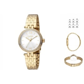 Esprit Uhr ES1L327M0065 Damen Armbanduhr Gold