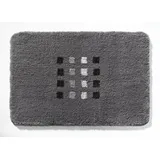 KLEINE WOLKE Badematte QUADRI, (LBH 90x60x2 cm LBH 90x60x2 cm grau