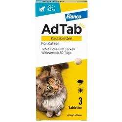 AdTab 48 mg Kautabletten Katzen >2-8 kg 3 St