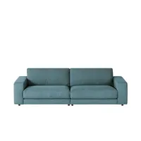 Jette Home Sofa Cord Sila , türkis/petrol , Maße (cm): B: 250 H: 85 T: 127.0