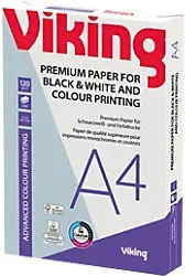 Viking Advanced Colour Printing DIN A4 Druckerpapier 120 g/m2 Glatt Weiß 169 CIE 250 Blatt
