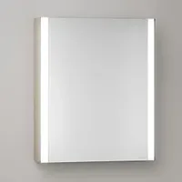 Keuco Somaris Spiegelschrank mit Beleuchtung 14501851100 65x73,5x13 cm, Wandvorbau,