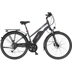 FISCHER Trekking E-Bike Viator ETD 2222 anthrazit matt, RH 44 cm, 28 Zoll, 422Wh 44