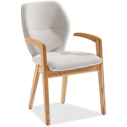 Niehoff Lugano Polsterstuhl Teak/Kunstfaser - Natur