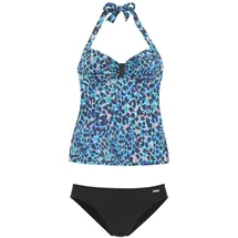 LASCANA Tankini Damen Blau 42 Cup D