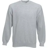 FRUIT OF THE LOOM Raglan Sweatshirt Heather Grey S