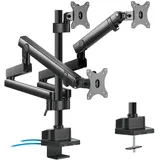 Maclean Brackets Maclean MC-811 (Tisch, 27", 7 kg), Monitor Halterung, Schwarz