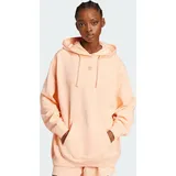 Adidas Essentials Loose French Terry Hoodie - glow pink, - M