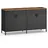 Songmics Aufbewahrungsschrank Metall 141 x 76 x 40 cm schwarz mit 2 Türen