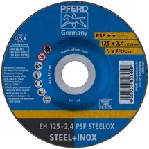pferd tools Trennscheibe gekröpft 125 mm 10 St.