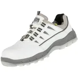 AS Arbeitsschutz S3 Sicherheitshalbschuhe Nitras Sport Step WH | Gr. 43 | Kunstleder | weiß
