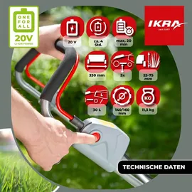 IKRA ICM 2033 inkl. 1 x 20,0 Ah Akku + Ladegerät