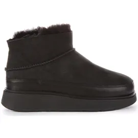 FitFlop Gen-Ff Lederstiefelette schwarz