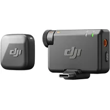 DJI Mic Mini (1 Sender + 1 Empfänger), Kabelloses Lavalier Mikrofon, Bluetooth OsmoAudio Mikrofon USB-C, Mini Mikrofon für Handy/Kamera, iPhone, Android, Vlog, YouTube