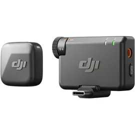 DJI Mic Mini (1 Sender + 1 Empfänger), Kabelloses Lavalier Mikrofon, Bluetooth OsmoAudio Mikrofon USB-C, Mini Mikrofon für Handy/Kamera, iPhone, Android, Vlog, YouTube