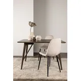 Venture Home Tisch Kaseindon Dunkelbraun - Braun