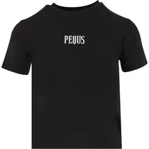 pequs T-Shirt PEQUS "PEQUS PEQUS A Paradise Beach Club Graphic Top", Damen, Gr. S, schwarz, 100% Baumwolle, bedruckt, normal, Rundhals, Shirts T-Shirt