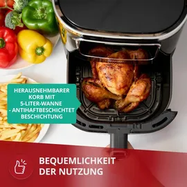 MPM MFR-09 Heißluftfritteuse 5L schwarz