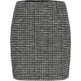Cream Rock Damen Kariert Schwarz/Weiß XXL