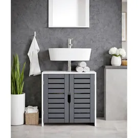 VCM Badschrank Badunterschrank Waschbecken Flonali