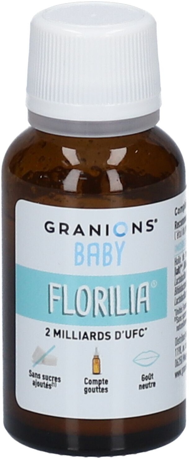 GRANIONS® Baby Florilia - Probiotiques - Compte Gouttes - Goût Neutre 15 ml sirop