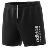 Adidas Jungen' Sportswear Essentials Logo Clx Swim Short Boys Badeshorts, Black/White,