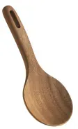 Metaltex Acacia Reislöffel Akazie, Servierbesteck aus robustem und langlebigem Akazienholz, Länge: 21 cm