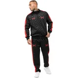 TapouT Herren Trainingsanzug Punkass TRACK schwarz|rot XL