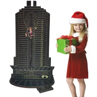 Bavokon Die Hard Adventskalender - 2023 Holz Weihnachts Countdown Kalender,Weihnachts-Die-Hard-Adventskalender,Hans Gruber Falling Off Nakatomi Plaza, Tischdekorationen für Kinder,Erwachsene