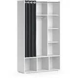 Vicco Kinderkleiderschrank Luigi 105,8 x 178,1 cm Kiefer weiß