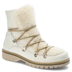 Weiße Stiefeletten Kampa Gefütterte Damenschuhe, 36