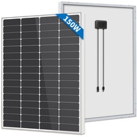 Monokristallines 150W Watts Solarmodule für Wohnmobile, Boote, Anhänger, Wohnmobile, Marine, netzunabhängige Systeme
