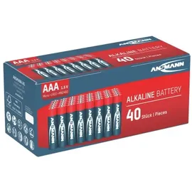 Ansmann Alkaline Batterie AAA 1250 mAh 40 St.