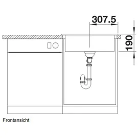 Blanco Palona 6 Keramik PuraPlus Schwarz