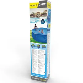 Jilong Avenli Frame Pool 300 x 76 cm blau inkl. Filterpumpe und Reparaturset