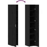 vidaXL Highboard 30 x 42,5 x 185 cm Schwarz